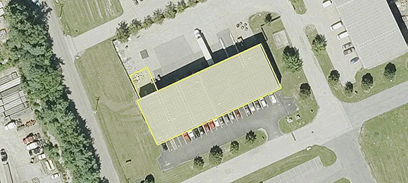 Industrial Building with Fenced Lot