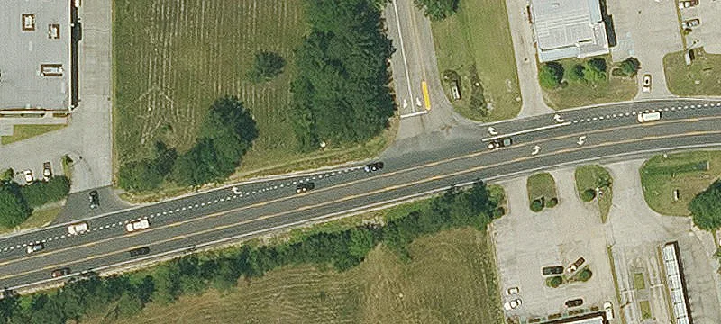 Cleared Land on Gause Boulevard