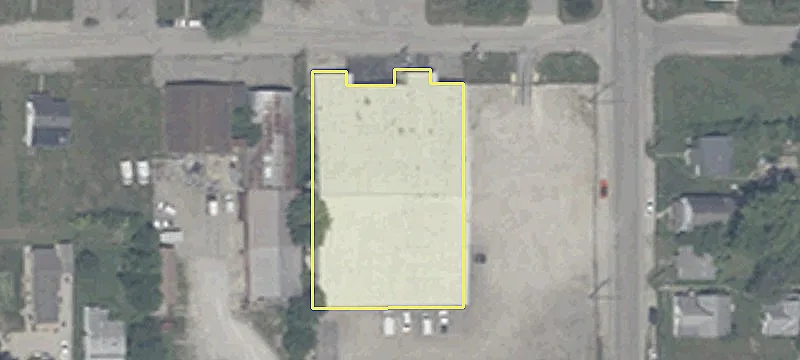 Warehouse with Fenced Lot