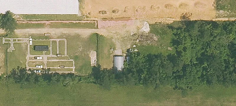 Secured Land with Metal Building