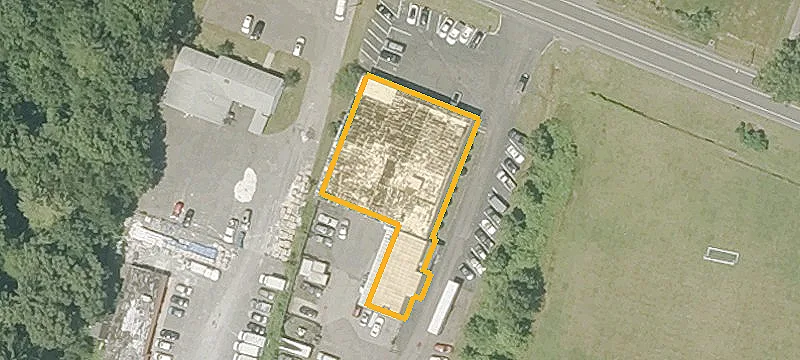 Auto Body Shop with Land