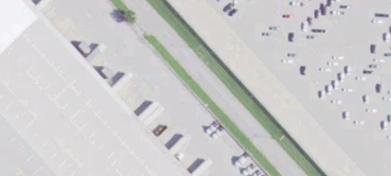 Gated Asphalt Parking Lot