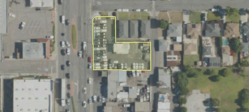 Bellflower Commercial Lot with Improvements