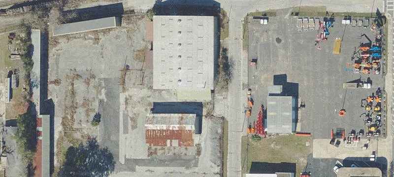 Industrial Warehouse with Fenced Yard
