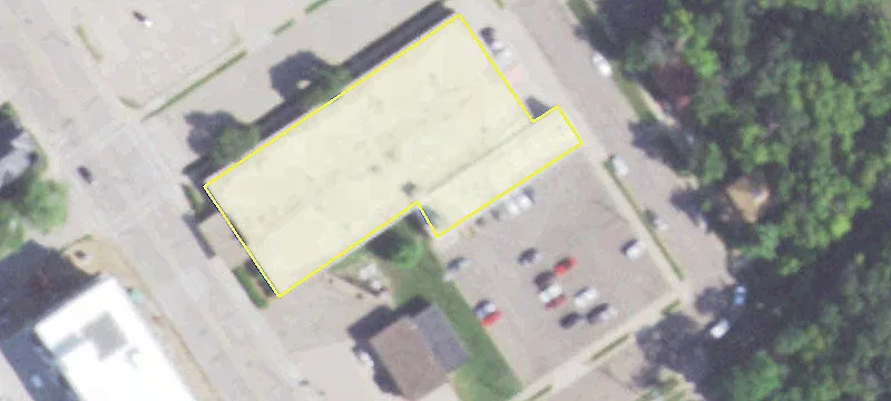 Massive Manufacturing Building with Parking