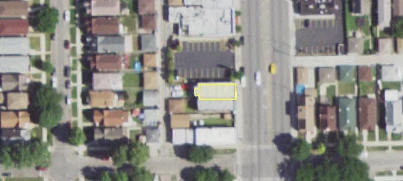 Two-Story Brick Building on Pulaski