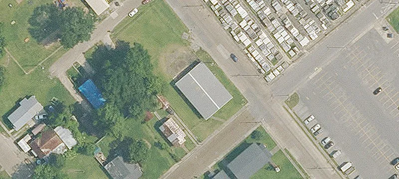 Solid Brick Building with Yard