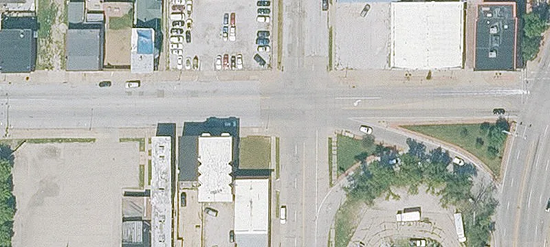 Mixed-Use Building with Large Parking