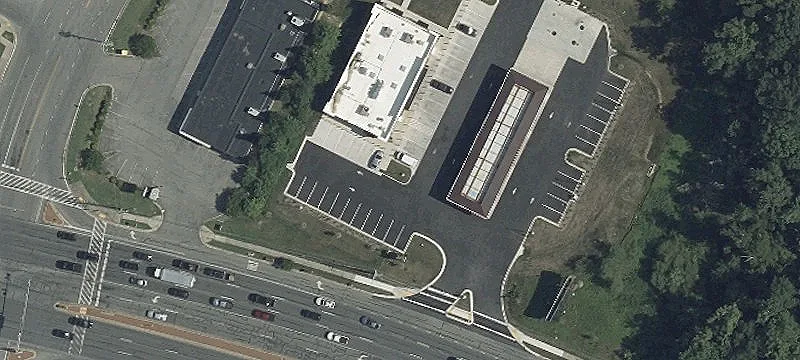 New Restaurant with Gas Pumps