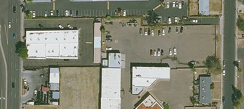 Automotive Buildings with Fenced Lot