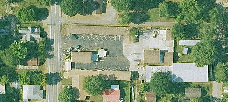 Behind Shamrock Motel