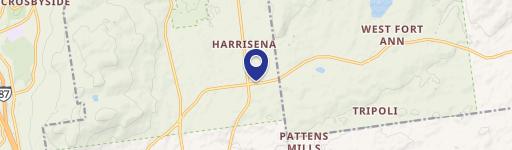 Barbecue Restaurant at Busy Intersection