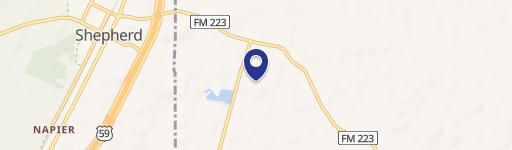 Cleared Lot in Shepherd, Texas