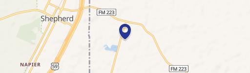 Cleared Lot in Shepherd, Texas