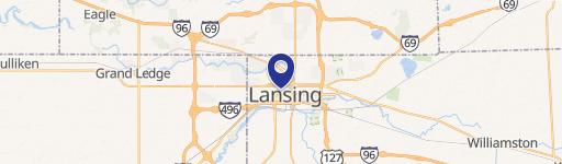 Modern Building Near Michigan Capitol