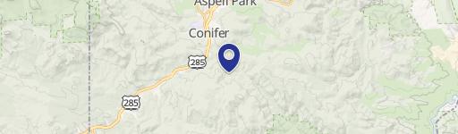 Conifer Land with Mountain Views