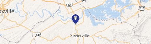 Sevierville Retail Building with Patio