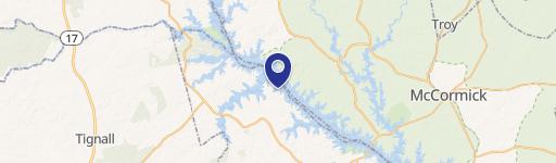 Clarks Hill Lake Wooded Lots