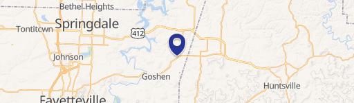 Land with Creek and Hills