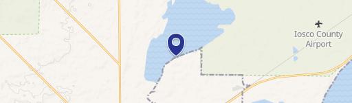 Non-Buildable Tawas Lake Waterfront Lot