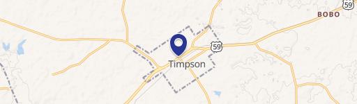 Us Hwy 59th Timpson St St