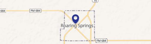 Roaring Springs, TX 79256