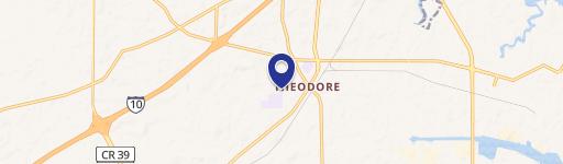 8+ Acres w 746' Frontage off Busy Swedetown Rd N, Theodore