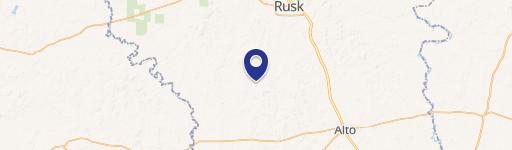 Rusk, TX: 57.68 Acres